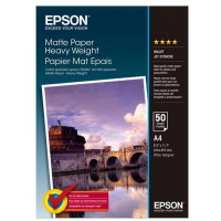 Epson C13S041256 Papel Fotografico A4 167gr - Acabado Mate - 50 Hojas - para Impresoras de Tinta