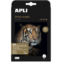 Apli Papel Fotografico Photobright 13 x 18 cm 240g 50 Hojas