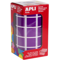 Apli Gomets Cuadrados Lila 20mm