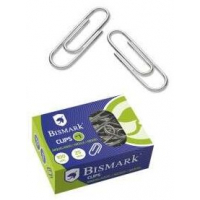 Clips niquelados de 25mm. Caja de 100 clips