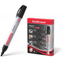 Rotulador ECONOMICO de PINTURA (tipo Posca) Premium Punta redonda - NEGRO. Erichkrause PT-350