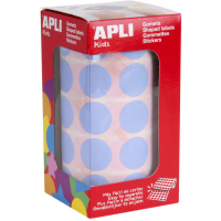 Apli Gomets Redondos 20mm diametro Azul Claro