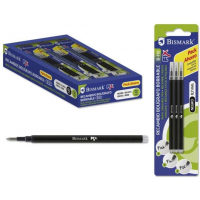 PACK de 3 Recambios ECONOMICOS Boligrafo BORRABLE 0.7mm - NEGRO