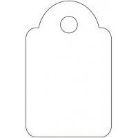 Apli Etiquetas Colgantes Blancas 15 x 24mm 200 U.