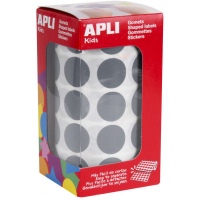 Apli Gomets Redondos Gris  20mm diametro. Grises