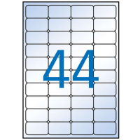 Apli Pack de 440 Etiquetas Transparentes Permanentes 48.5 x 25.4mm