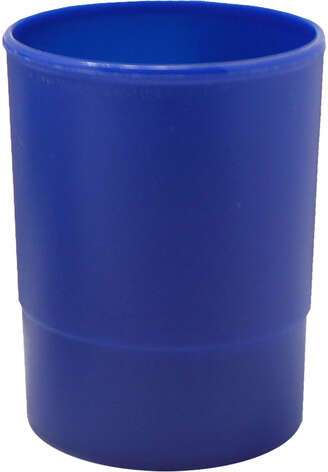 Cubilete Redondo de plastico 100mm. Apilable Azul