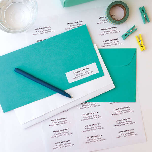 Imagen extra Apli Etiquetas Blancas Permanentes 70.0 x 25.4mm 10 Hojas