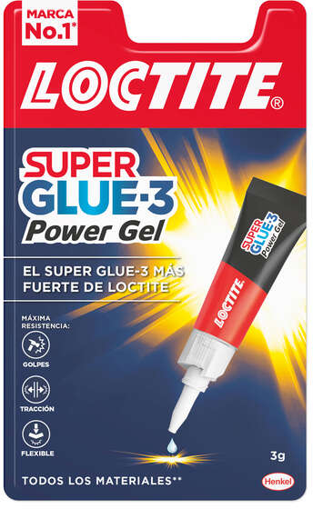 Imagen extra Pegamento instantaneo Super Glue 3 PowerFlex Gel Loctite SuperGlue