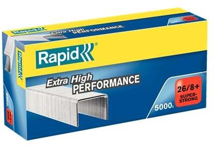 Rapid Super Strong Caja de 5000 Grapas 26/8+ Hasta 50 Hojas