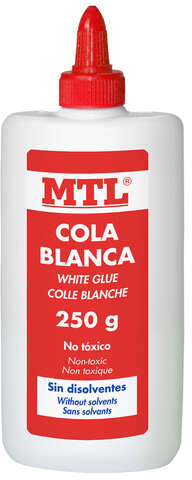Pegamento Cola blanca ECONOMICA 250g. Uso escolar
