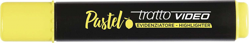 Tratto Video Pastel Marcador Fluorescente. Amarillo Limon