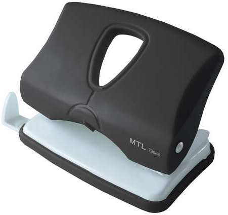 Dohe Taladro Resistente de Alta Calidad, Guia Ajustable para Papel. Negro