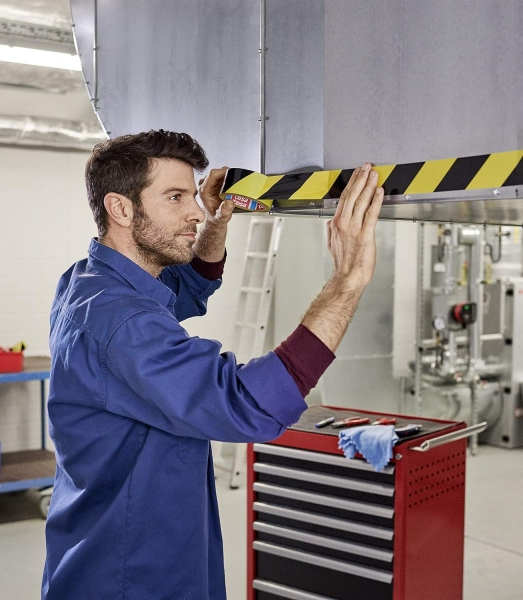 Imagen extra Cinta Adhesiva de Señalizacion 50mm x 66m Amarillo/Negro. Tesa 58133-00000-02