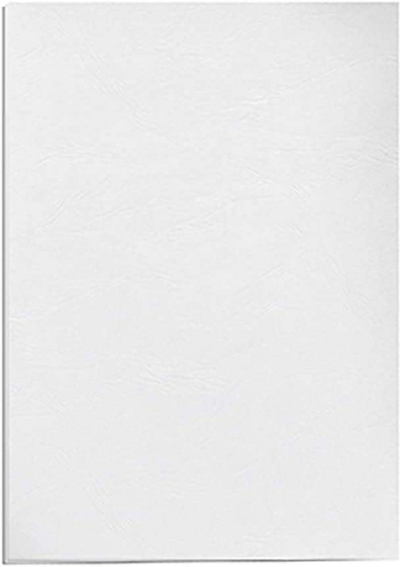 Imagen extra Fellowes PACK 100 Portadas de Carton Simil Piel Delta Cuero A4 250 gr Blanco