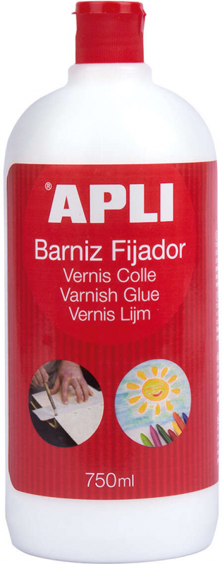 Apli Barniz Adhesivo Brillante 750ml