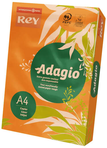 Papel A4 SPECTRA NARANJA 80GR 500H