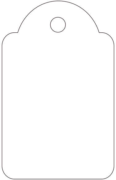 Apli Etiquetas Colgantes Blancas 22 x 35mm 100 U.