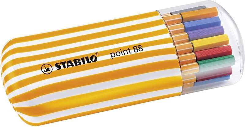 Imagen extra Stabilo Point 88 Zebrui Pack de 20 Rotuladores de Punta Fina de Fibra. Colores Surtidos