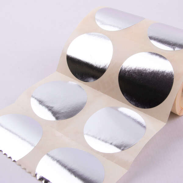 Imagen extra Apli Gomets Redondos Plata Metalizado