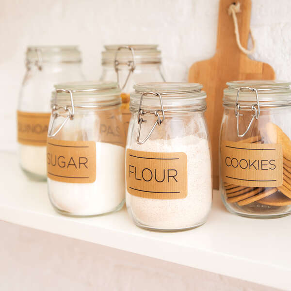 Imagen extra Apli Etiquetas Kraft Permanentes 99.1 x 57.0mm 10 Hojas