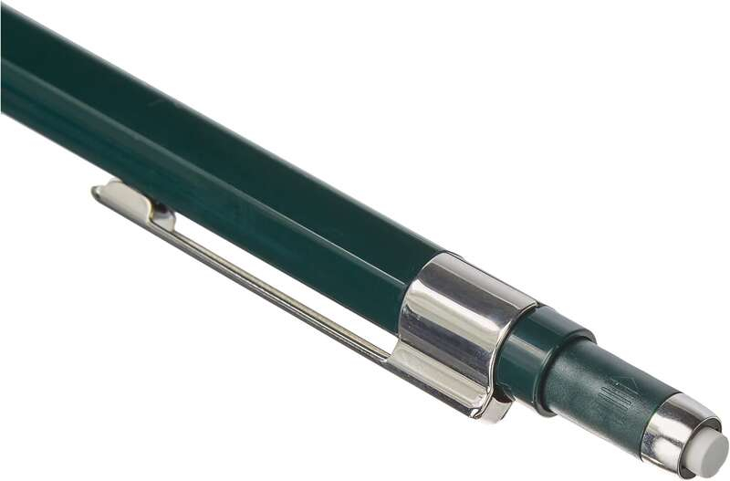 Imagen extra Faber-Castell TK-Fine Vario L Portaminas HB 0.7mm - Con Goma de Borrar - Clip de Metal - Color Verde