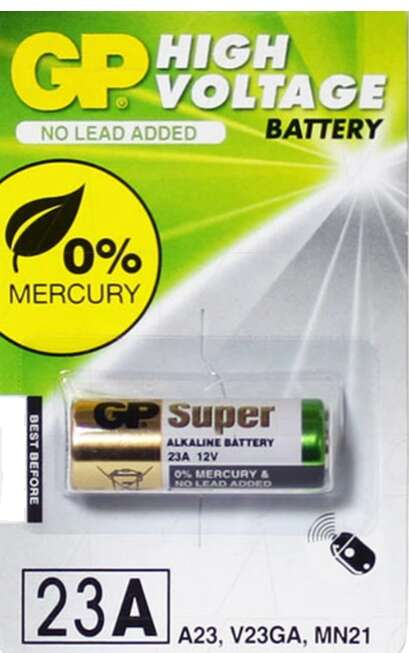 GP Pila Alcalina 23A 12V