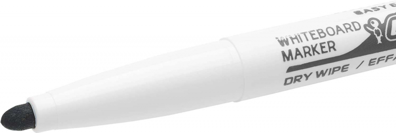 Imagen extra Bic Velleda 1741 Rotulador Pizarra - Punta de 4.5 mm y Trazo 1.4mm - Tinta con Base de Acetona de larga duracion - Negro