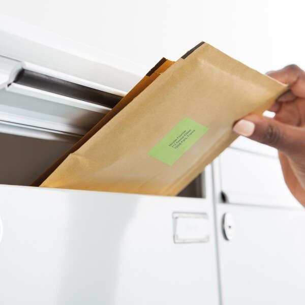 Imagen extra Apli Etiquetas Verdes Permanentes 70.0 x 37.0mm 20 Hojas