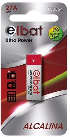 Pila Alcalina MN27 / 27A de 12V