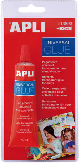 Apli Cola Universal 40ml Transparente Secado Rapido