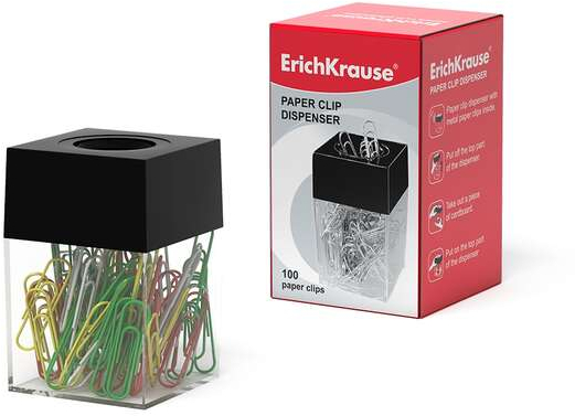 Portaclips imantado. INCLUYE Clips de colores surtidos. Porta-clips