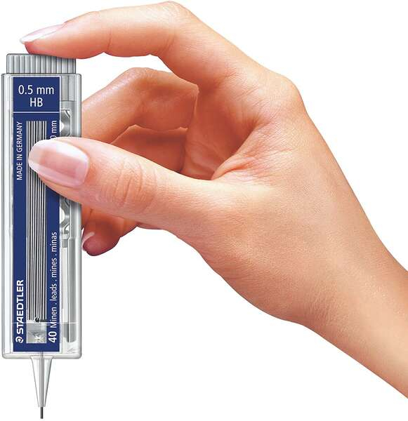 Imagen extra Staedtler Micro Carbon 255 Dispensador de Minas con 40 Minas HB de 0.5mm