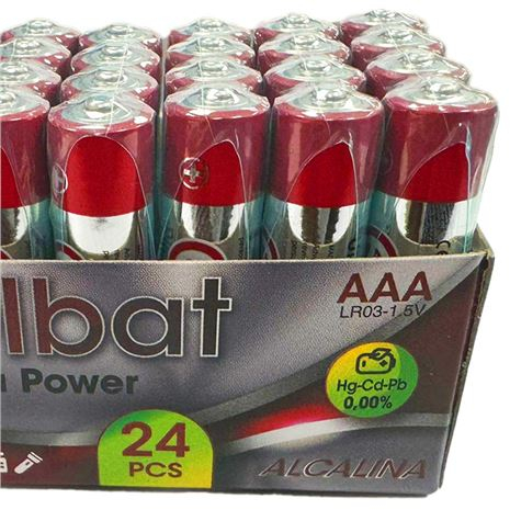 Imagen extra PACK 24 Pilas Alcalinas AAA LR03 ECONOMICAS