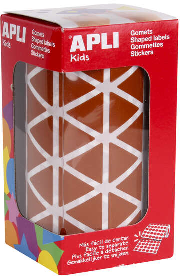 Apli Gomets Triangulares Marron 20x20x20mm