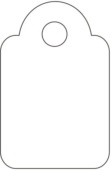 Apli Etiquetas Colgantes Blancas 13 x 20mm 200 U.