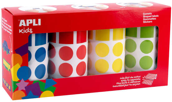 Apli Gomets Geometricos Surtidos Parchis