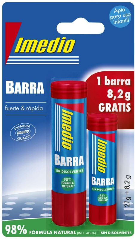 PACK 2 Barras de pegamento MEDIO mediana (20gr) + pequeña (8gr)