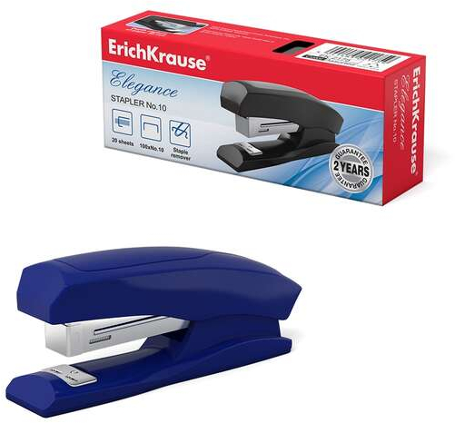 Grapadora Erichkrause Elegance. Grapas del 10. Hasta 20 Hojas. Colores surtidos