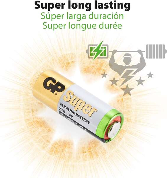 Imagen extra GP Pack de 5 Pilas Alcalinas 23A 12V