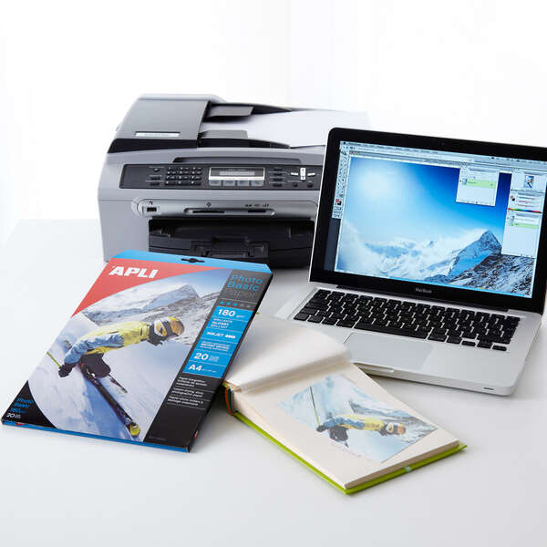 Imagen extra Apli Papel Fotografico Photobasic A4 180g 60 Hojas