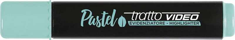 Tratto Video Pastel Marcador Fluorescente. Verde Menta