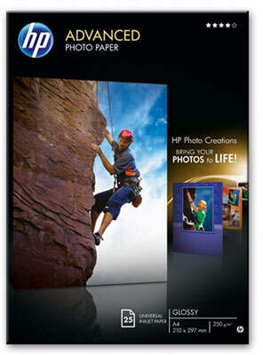 HP Q5456A Papel Fotografico Advanced Glossy 25 Hojas A4 250gr