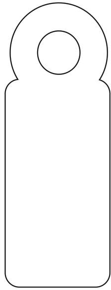 Apli Etiquetas Colgantes Blancas 7 x 19mm 200 U.