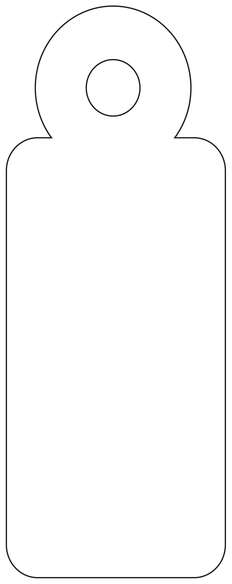 Apli Etiquetas Colgantes Blancas 13 x 34mm 200 U.