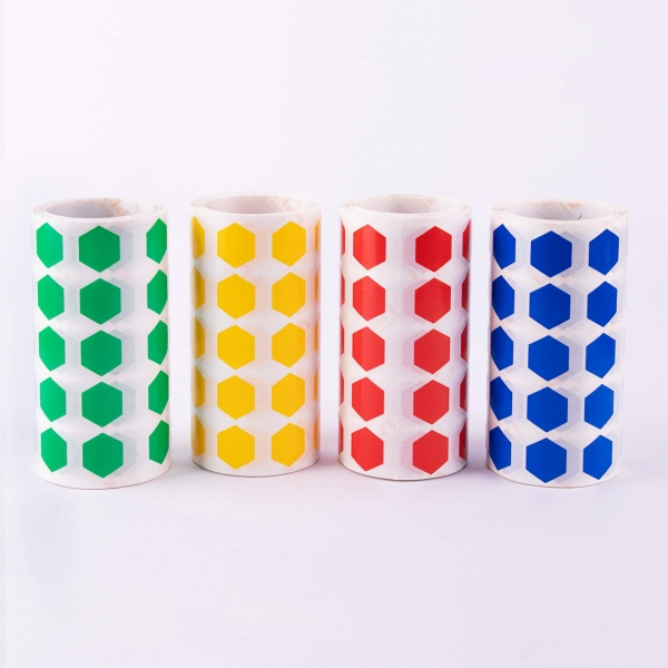 Imagen extra Apli Pack de 4 Rollos de Gomets Hexagonales