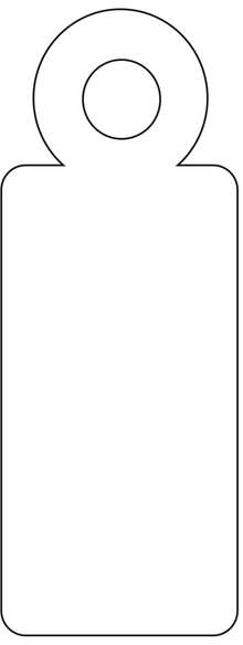 Apli Etiquetas Colgantes Blancas 9 x 24mm 200 U.