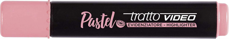 Tratto Video Pastel Marcador Fluorescente. Rosa Pomelo