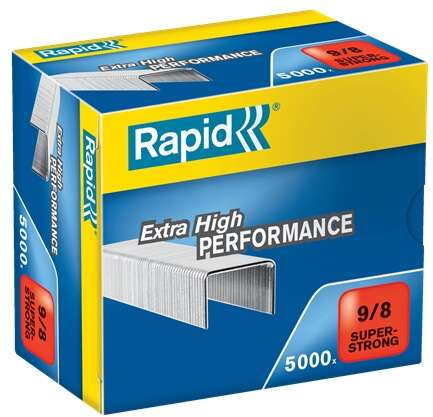 Rapid Super Strong Caja de 5000 Grapas 9/8 De 10 a 40 Hojas