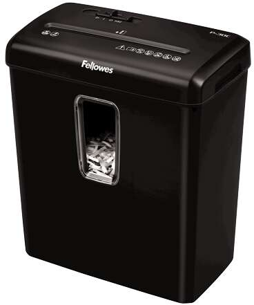 Fellowes P-30C Destructora de Papel Manual hasta 6 hojas 15L Negro